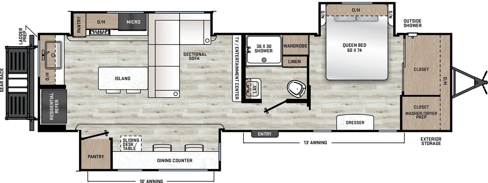 Catalina Legacy Edition 323MAZE Floorplan